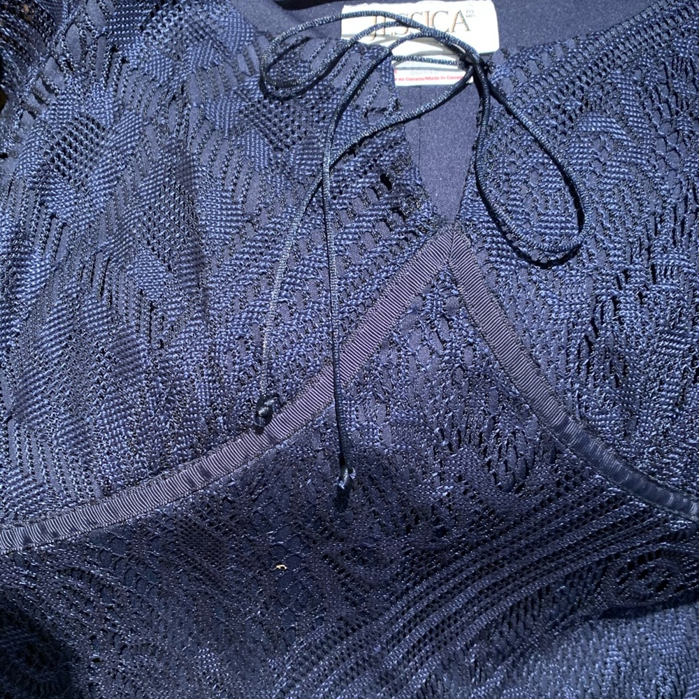 Vintage Jessica l dress. Nwot 90s - Picture 6 of 9